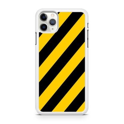 Yellow Black Stripe iPhone 12 / 12 Pro / 12 Pro Max / 12 Mini Case - Image 2