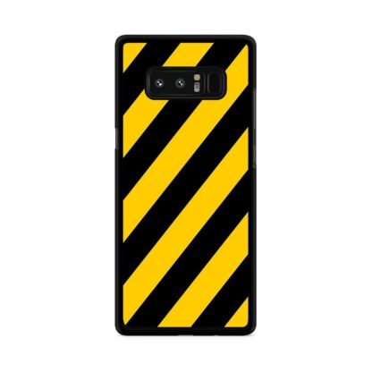 Yellow Black Stripe Samsung Galaxy Note 8 Case