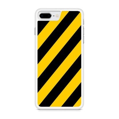 Yellow Black Stripe iPhone 7 Plus / 8 Plus Case - Image 2