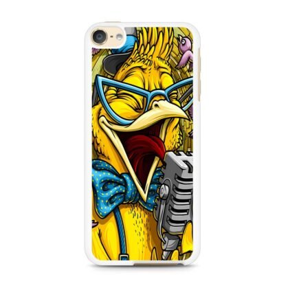 Yellow Parrot Sing iPod Touch 6 / 7 Case - Image 2