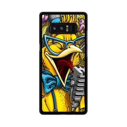 Yellow Parrot Sing Samsung Galaxy Note 8 Case
