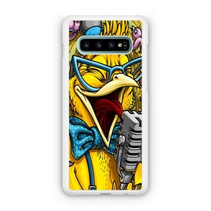 Yellow Parrot Sing Samsung Galaxy S10 / S10e / S10 Plus / S10 5G Case - Image 2