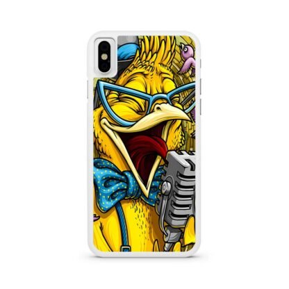 Yellow Parrot Sing iPhone X / XR / XS / XS Max Case - Image 2