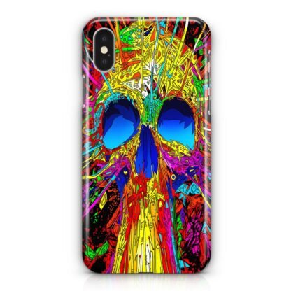 Abstract Colorful Skull iPhone X / XR / XS / XS Max 3D Case