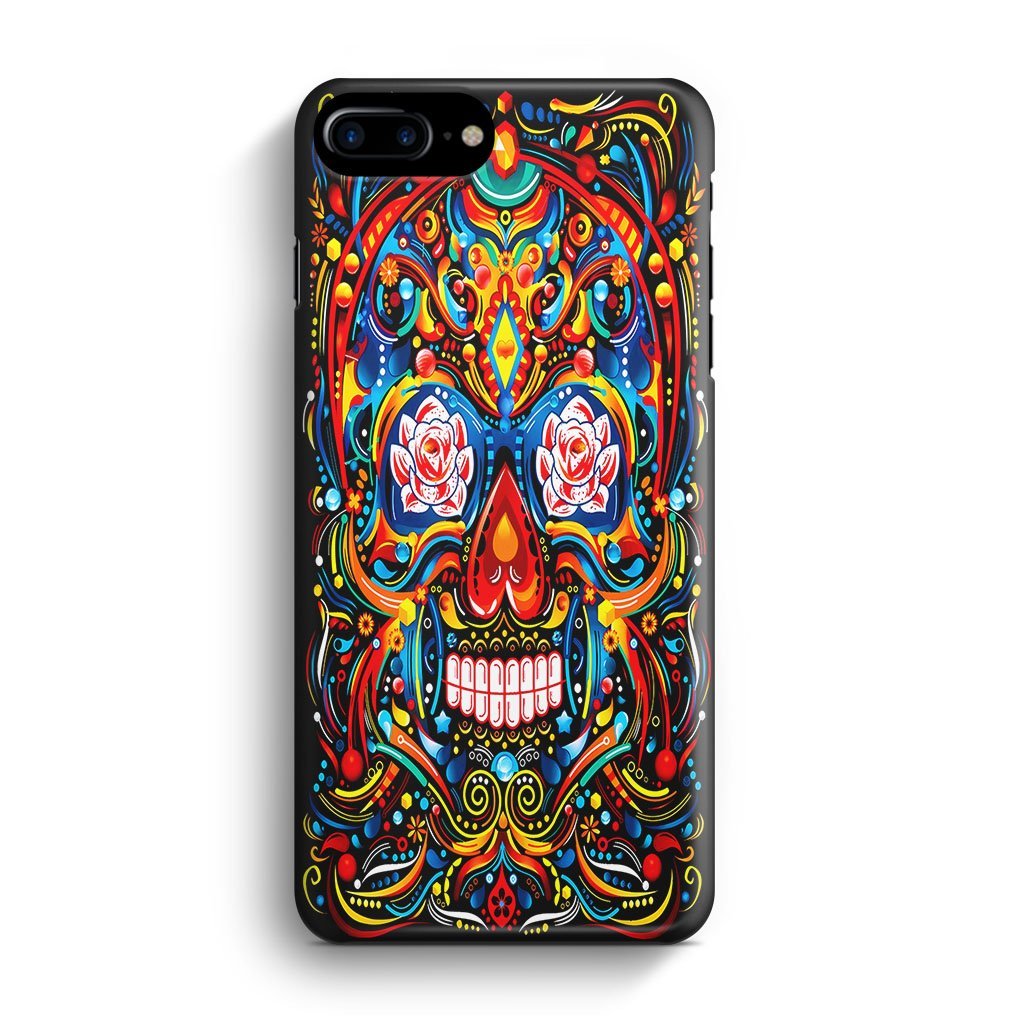 Abstract Skull Art iPhone 7 Plus / 8 Plus 3D Case