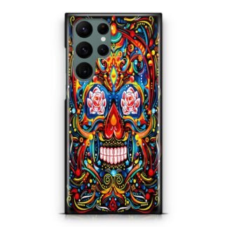 Abstract Skull Art Samsung Galaxy S23 / S23 Plus / S23 Ultra / S23 FE 3D Case