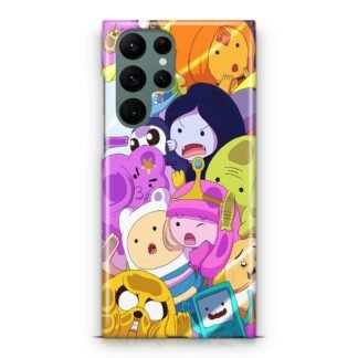 Adventure Time All Character Glass Samsung Galaxy S23 / S23 Plus / S23 Ultra / S23 FE 3D Case