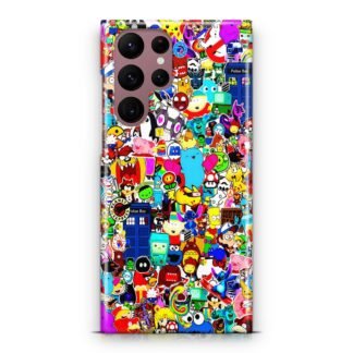 All Character Game And Movie Collage Samsung Galaxy S22 / S22 Plus / S22 Ultra 3D Case