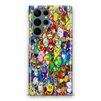 All Game Characters Smash Samsung Galaxy S23 / S23 Plus / S23 Ultra / S23 FE 3D Case