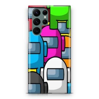 Among Us Collage Samsung Galaxy S23 / S23 Plus / S23 Ultra / S23 FE 3D Case