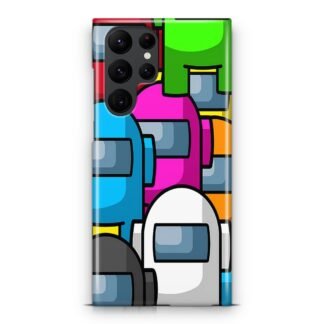 Among Us Collage Samsung Galaxy S25 / S25 Plus / S25 Ultra 3D Case
