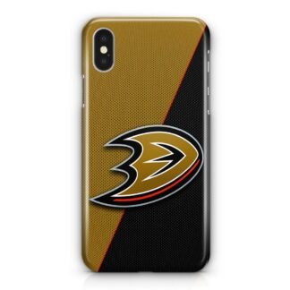 Anaheim Ducks Carbon Logo iPhone X / XR / XS / XS Max 3D Case