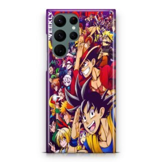Anime Shonen Jump Collage Samsung Galaxy S23 / S23 Plus / S23 Ultra / S23 FE 3D Case