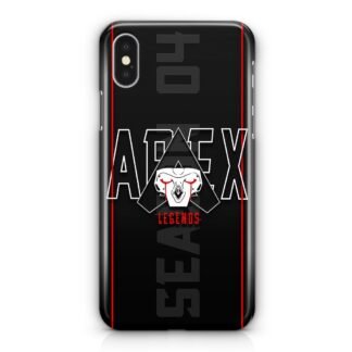Apex Legends Black Red Cover iPhone X / XR / XS / XS Max 3D Case