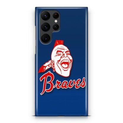Atlanta Braves Blue Logo Samsung Galaxy S25 / S25 Plus / S25 Ultra 3D Case