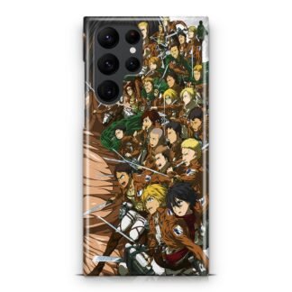 Attack On Titan All Characters Cover Samsung Galaxy S25 / S25 Plus / S25 Ultra 3D Case