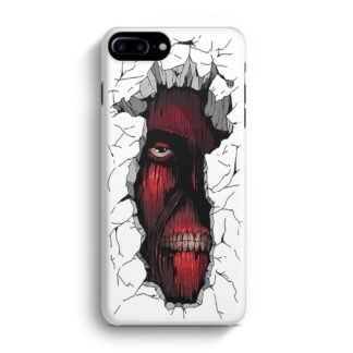 Attack On Titan Wall Titan Face iPhone 7 Plus / 8 Plus 3D Case