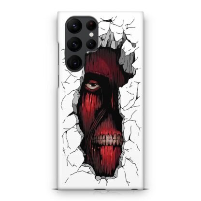 Attack On Titan Wall Titan Face Samsung Galaxy S25 / S25 Plus / S25 Ultra 3D Case