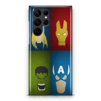 Avengers 2x2 Face Samsung Galaxy S25 / S25 Plus / S25 Ultra 3D Case