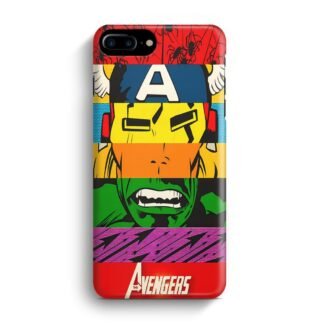 Avengers Hero Face Collage iPhone 7 Plus / 8 Plus 3D Case