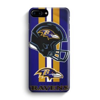 Baltimore Ravens Helmet NFL Logo iPhone 7 Plus / 8 Plus 3D Case