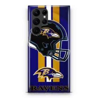 Baltimore Ravens Helmet NFL Logo Samsung Galaxy S25 / S25 Plus / S25 Ultra 3D Case