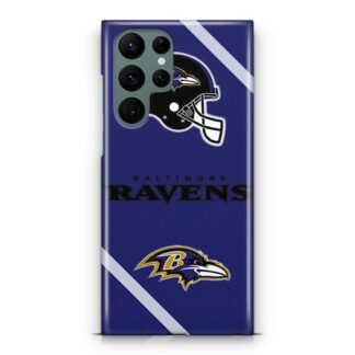Baltimore Ravens NFL Logo Samsung Galaxy S23 / S23 Plus / S23 Ultra / S23 FE 3D Case