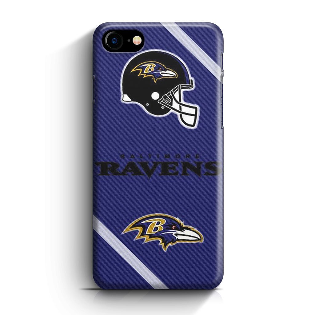 Baltimore Ravens NFL Logo iPhone 7 / 8 / SE 2020 / SE 2022 3D Case