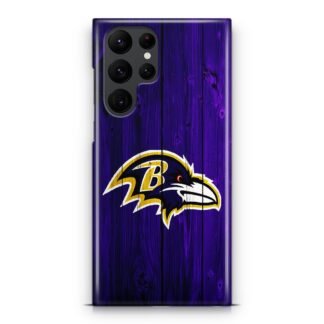 Baltimore Ravens Wood Logo Samsung Galaxy S25 / S25 Plus / S25 Ultra 3D Case
