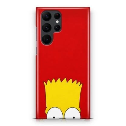 Bart Simpson Head Red Samsung Galaxy S25 / S25 Plus / S25 Ultra 3D Case