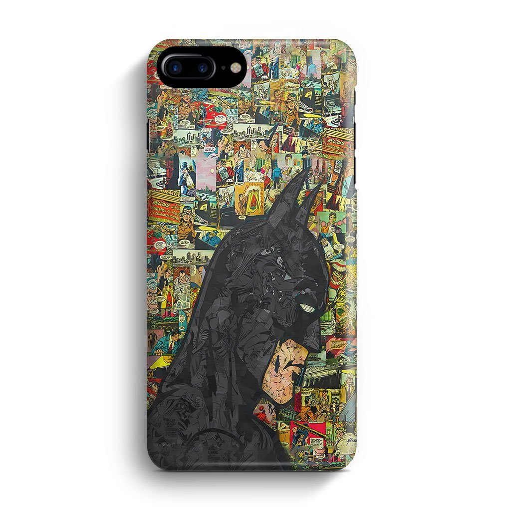 Batman Black Comic iPhone 7 Plus / 8 Plus 3D Case