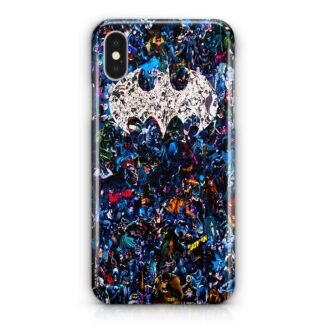 Batman Collage Logo iPhone X / XR / XS / XS Max 3D Case