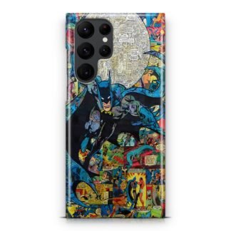 Batman Flying Comic Samsung Galaxy S25 / S25 Plus / S25 Ultra 3D Case