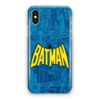 Batman Logo Comic iPhone X / XR / XS / XS Max 3D Case