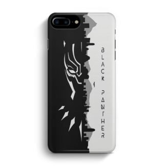 Black Panther Black White iPhone 7 Plus / 8 Plus 3D Case
