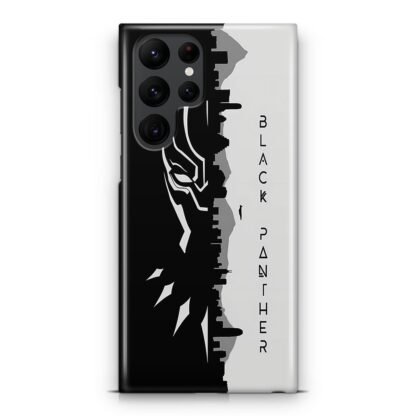 Black Panther Black White Samsung Galaxy S25 / S25 Plus / S25 Ultra 3D Case