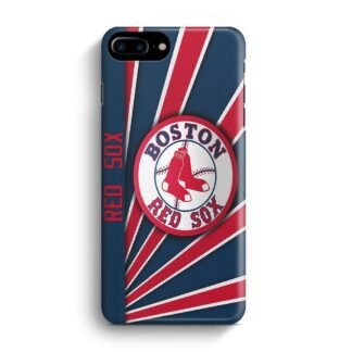 Boston Red Sox MLB Carbon Logo iPhone 7 Plus / 8 Plus 3D Case