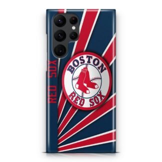 Boston Red Sox MLB Carbon Logo Samsung Galaxy S25 / S25 Plus / S25 Ultra 3D Case
