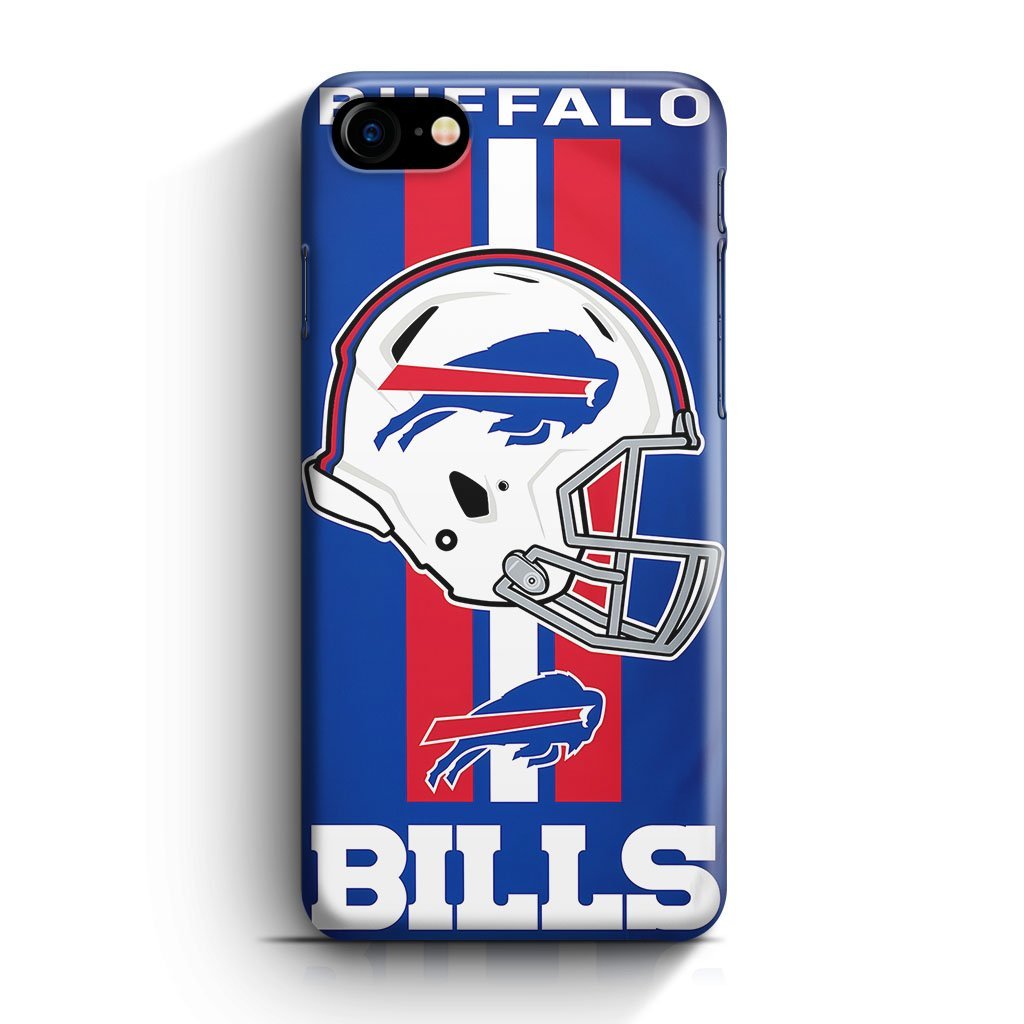Buffalo Bills Helmet NFL Logo iPhone 7 / 8 / SE 2020 / SE 2022 3D Case