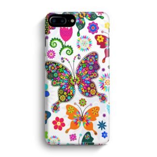 Butterfly Colorful Art iPhone 7 Plus / 8 Plus 3D Case
