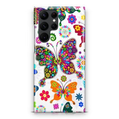 Butterfly Colorful Art Samsung Galaxy S25 / S25 Plus / S25 Ultra 3D Case