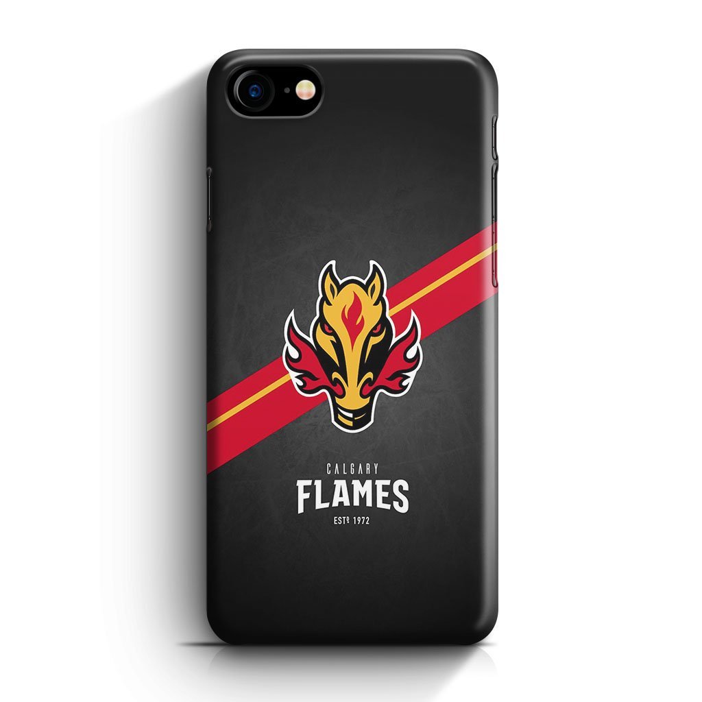 Calgary Flames Dark Logo iPhone 7 / 8 / SE 2020 / SE 2022 3D Case