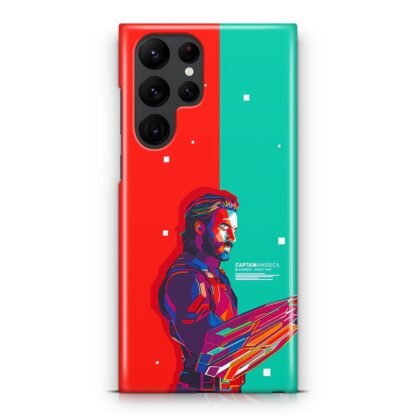 Captain America Infinity War Vector Samsung Galaxy S25 / S25 Plus / S25 Ultra 3D Case