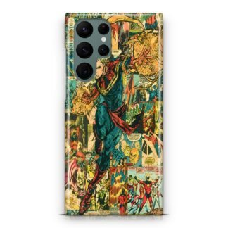 Captain Marvel Comic Samsung Galaxy S23 / S23 Plus / S23 Ultra / S23 FE 3D Case
