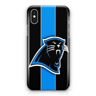 Carolina Panthers Black Blue Logo iPhone X / XR / XS / XS Max 3D Case