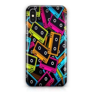 Cassette Tape Multicolor iPhone X / XR / XS / XS Max 3D Case