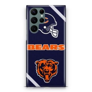 Chicago Bears NFL Logo Samsung Galaxy S23 / S23 Plus / S23 Ultra / S23 FE 3D Case