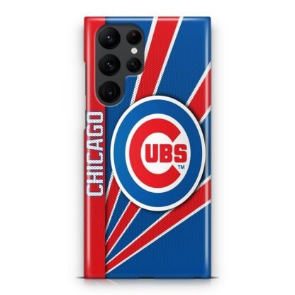Chicago Cubs Carbon Logo Samsung Galaxy S25 / S25 Plus / S25 Ultra 3D Case