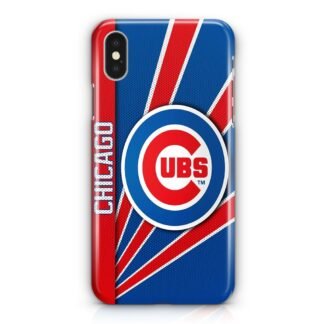 Chicago Cubs Carbon Logo iPhone X / XR / XS / XS Max 3D Case
