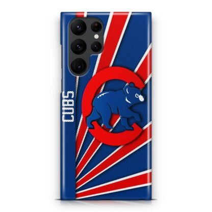 Chicago Cubs MLB Bear Logo Samsung Galaxy S25 / S25 Plus / S25 Ultra 3D Case